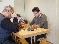 IM Klaus Klundt (links) gegen GM Andrey Orlov